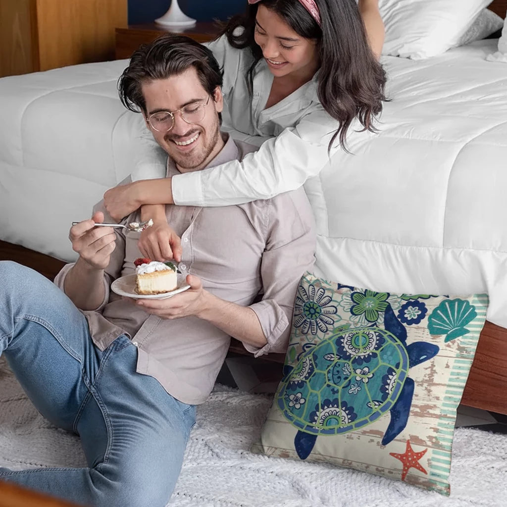 Massage Pillow - Bamboo Fabric, Battery Powered & USB Connected