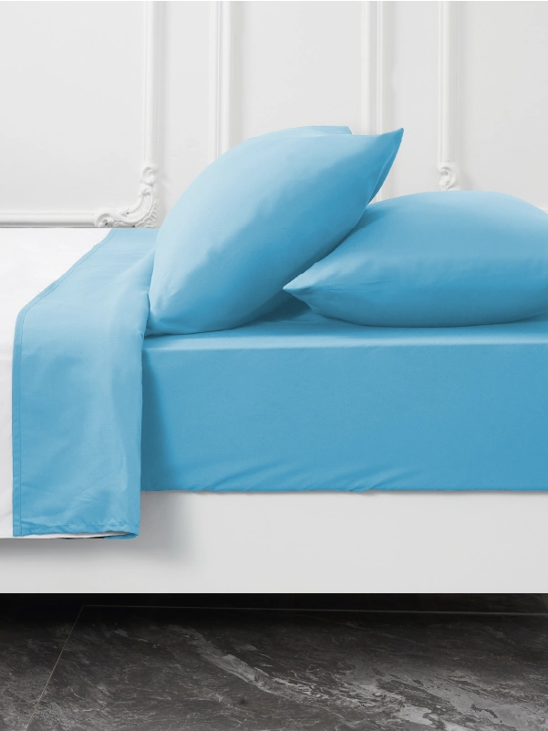 Blue Bamboo Pillow Cases Sets - Cool & Cozy Best Pillowcase for Bamboo