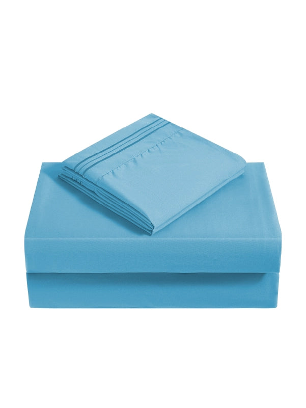 Blue Bamboo Pillow Cases Sets - Cool & Cozy Best Pillowcase for Bamboo