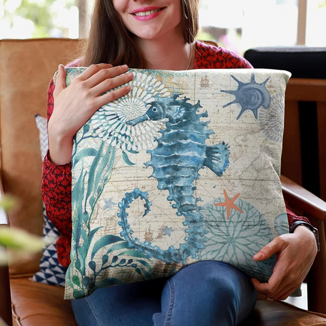 Cool Bamboo Massage Pillow in a Woman's Hand