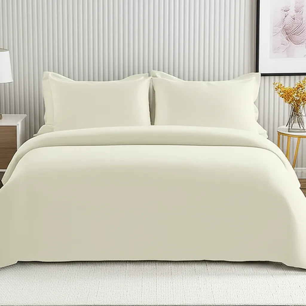 Ivory Bed Sheets, Bamboo - Cool Bamboo King & Queen Bed Sheet Patterns
