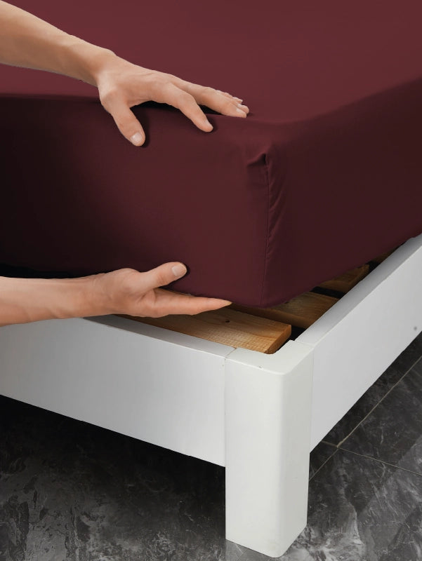 bamboo-pillow-cases-burgundy-wrinkle-free-easy-care-coolbamboostore