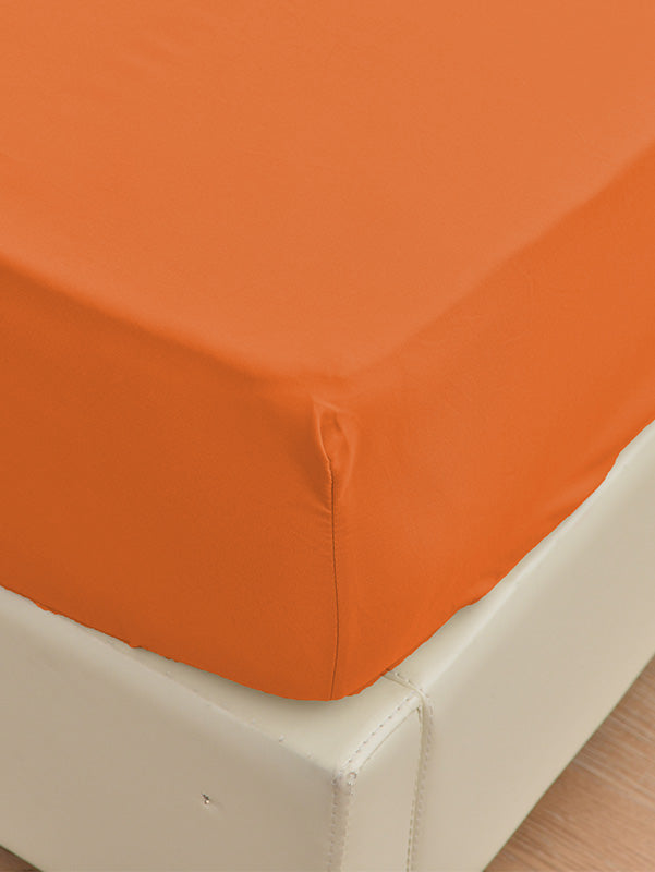 cool-and-soft-burnt-orange-bamboo-bed-sheets-deep-pocket-coolbamboostore