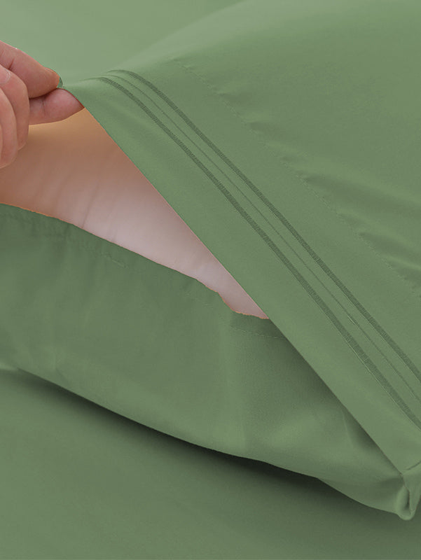 cool-and-soft-sage-green-bamboo-bed-sheets-deep-pocket-coolbamboostore