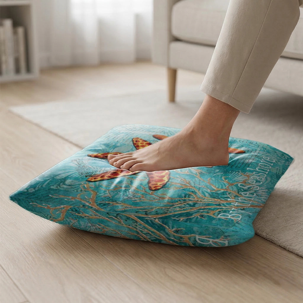 Massage Pillow with Vibration| Bamboo Fabric: USB & Battery Powered