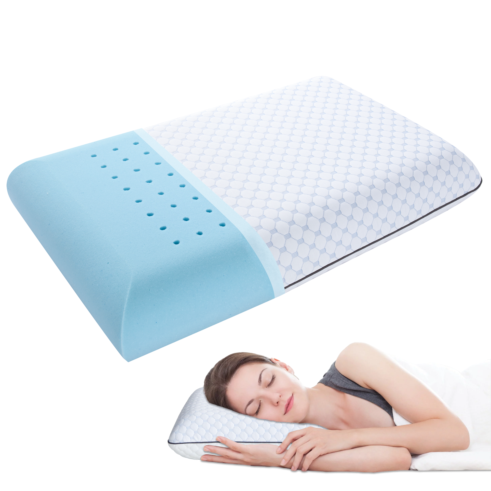 memory-foam-neck-pillow-for-pain-relief-cooling-gel-and-support-coolbamboostore
