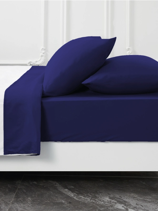 navy-blue-bamboo-pillow-cases-soft-wrinkle-free-coolbamboostore