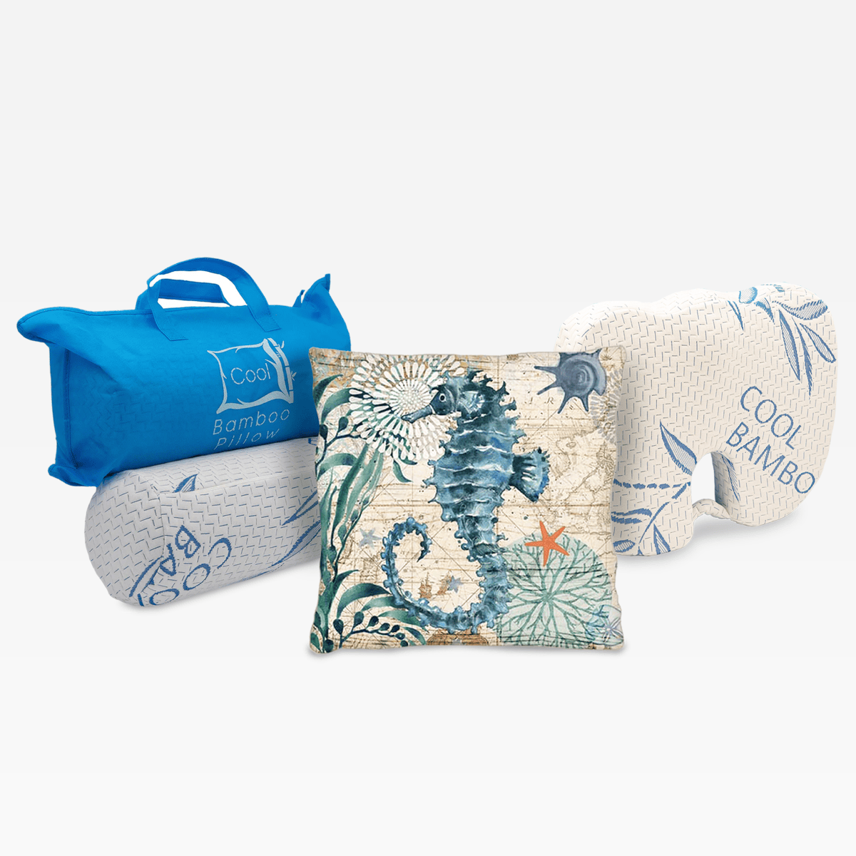 Office Chair Pillow Set Piece Ergonomic Support Kit