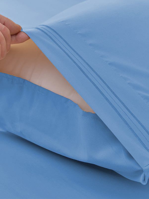 wrinkle-free-blue-bed-sheets-bamboo-king-queen-coolbamboostore