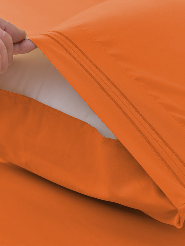 wrinkle-free-burnt-orange-bed-sheets-bamboo-king-queen-coolbamboostore