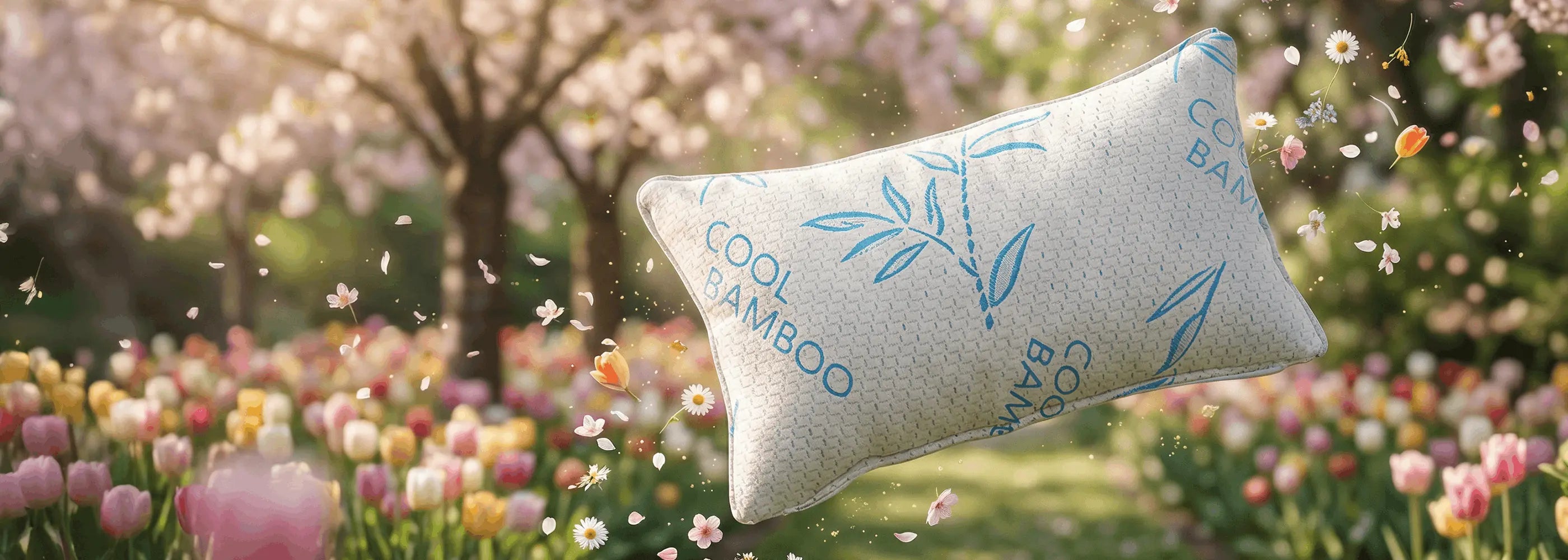 Bamboo Pillows for Sleep, Travel & Back Support