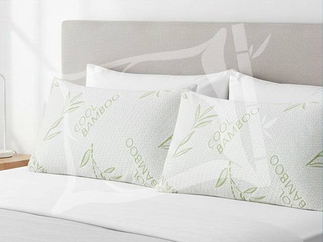 Bamboo Pillows for Sleep, Travel & Back Support