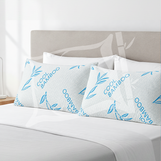 Bamboo Pillows for Sleep, Travel & Back Support