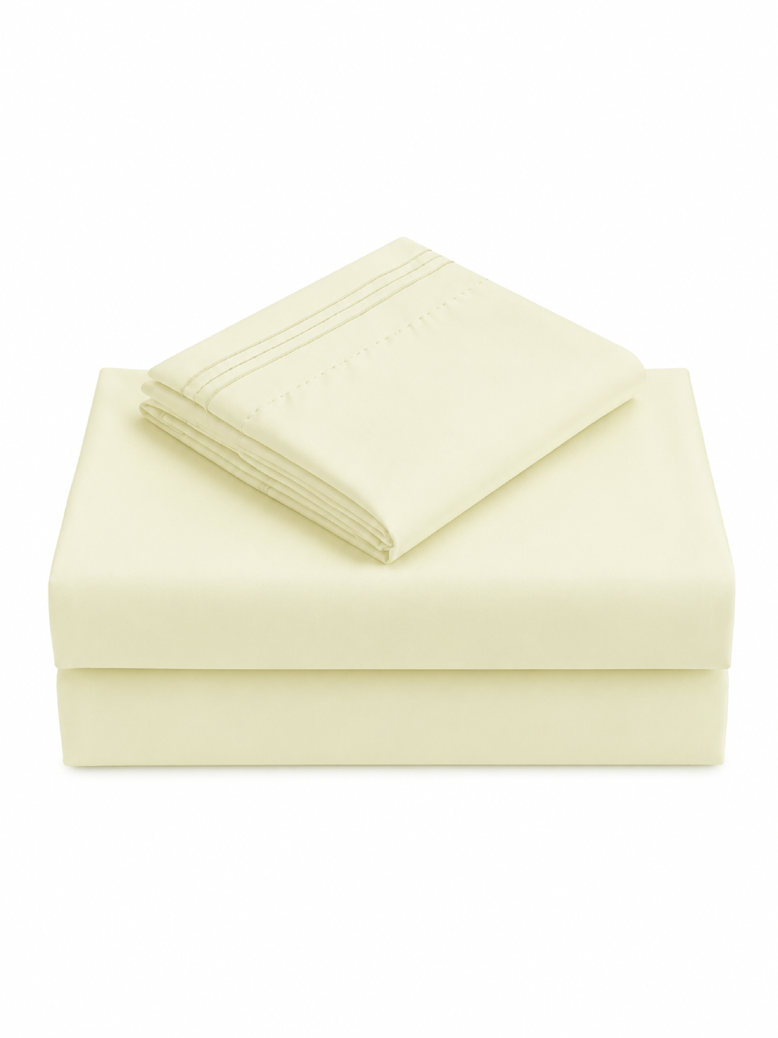 Ivory Bamboo Pillow Cases Sets - Hypoallergenic Soft Pillowcase for Bamboo