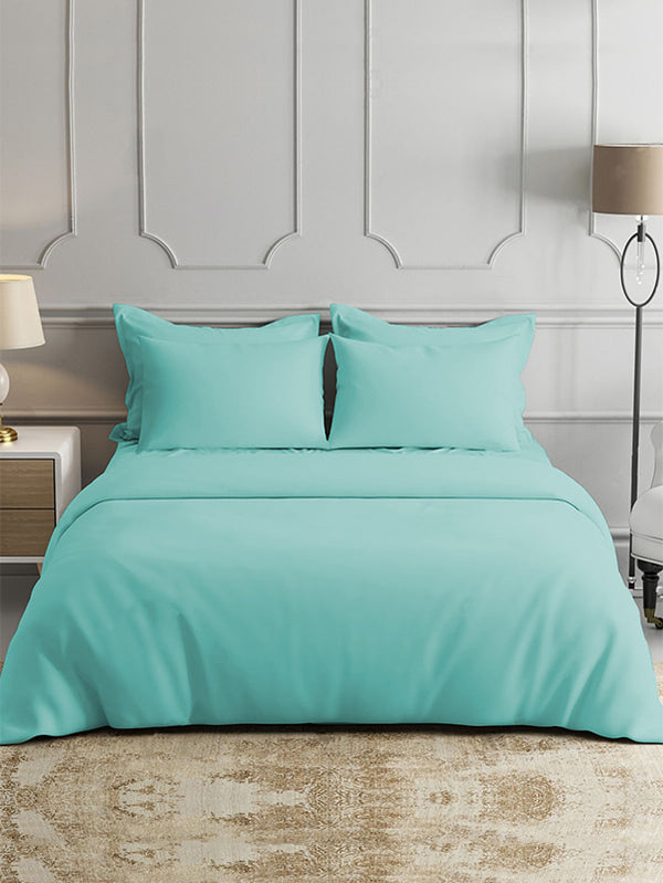 Aqua Bamboo Bed Sheets - Cooling Comfort For Modern Bedrooms
