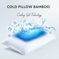 Cold Pillow Bamboo - Best Night Ice Pillow for Comfortable Sleep