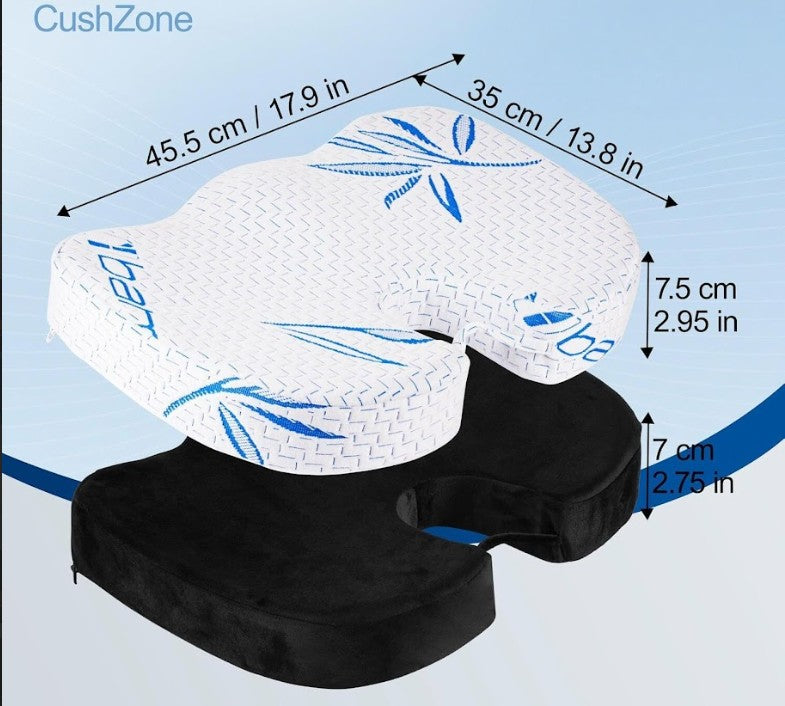 Ergonomic & Pressure Relief Memory Foam Seat Cushion Sizes