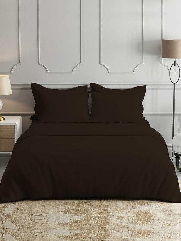 Dark Brown Bamboo Bed Sheets - Cooling Comfort For Modern Bedrooms