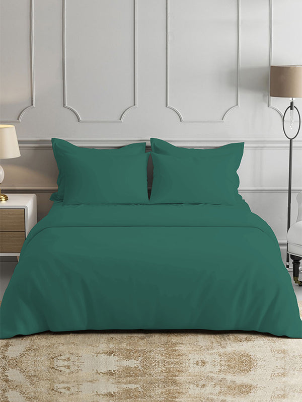Dark Green Bamboo Bed Sheets - Cooling Comfort For Modern Bedrooms
