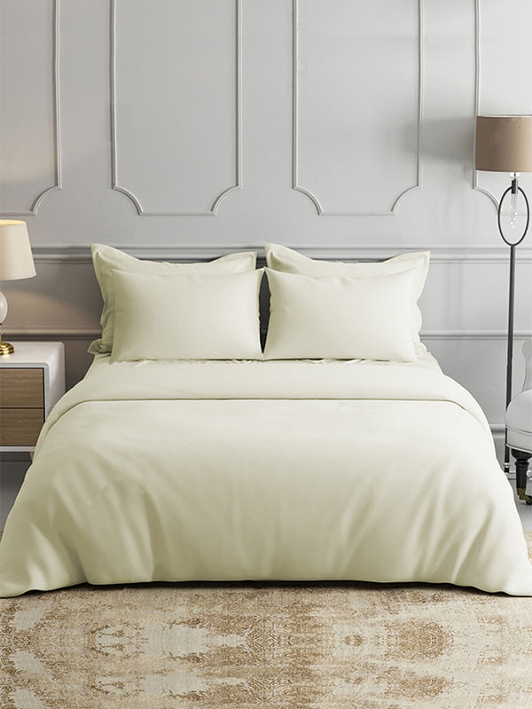 Ivory Bamboo Bed Sheets - Cooling Comfort For Modern Bedrooms